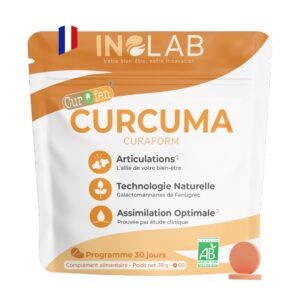 CURAFORM, TITRE EN CURCUMINE BIO 60 comprimés