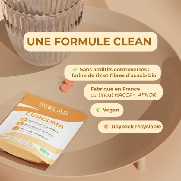 CURAFORM, TITRE EN CURCUMINE BIO 60 comprimés – Image 5