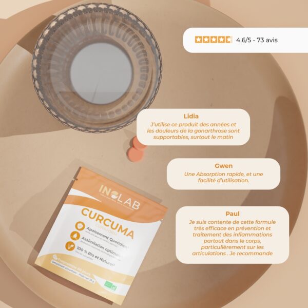 CURAFORM, TITRE EN CURCUMINE BIO 60 comprimés – Image 8