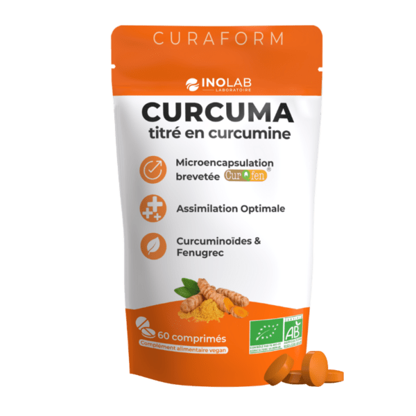 CURAFORM, TITRE EN CURCUMINE BIO 60 comprimés
