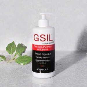 GESIL PRO : GEL SURCONCENTRE ARTICULAIRE + HE – FLACON POMPE 500 ML