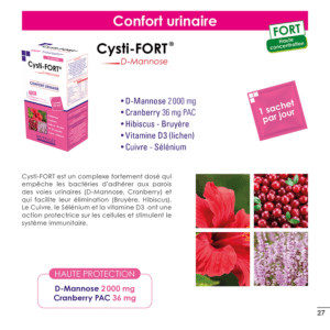 CYSTI-FORT D-MANNOSE 14 SACHETS