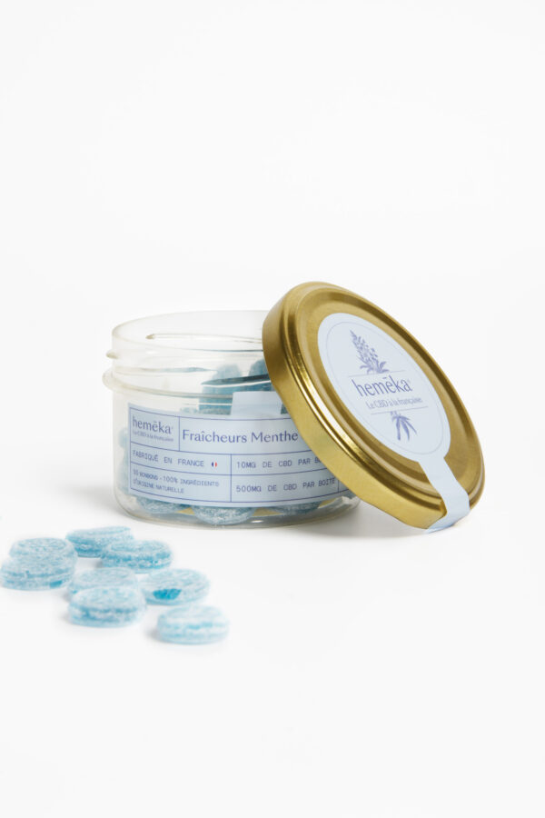 PASTILLES MENTHE CBD 50 BONBONS