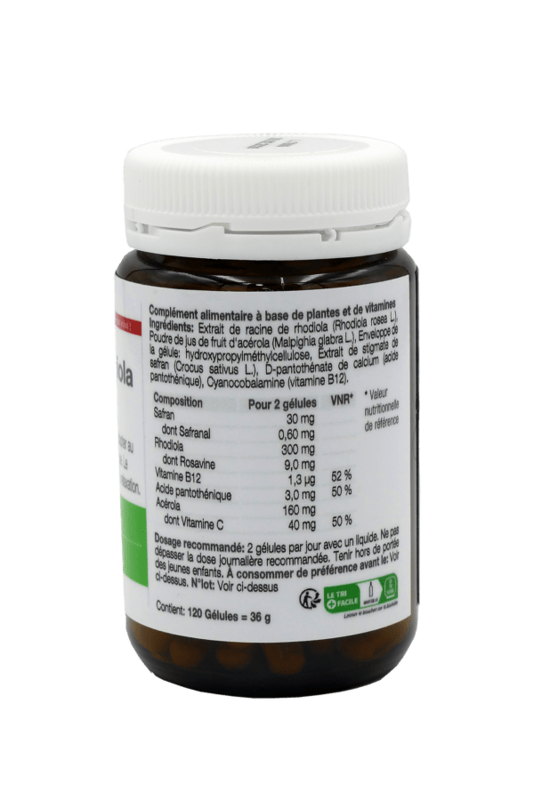 SAFRAN + RHODIOLA 120COMP – Image 3