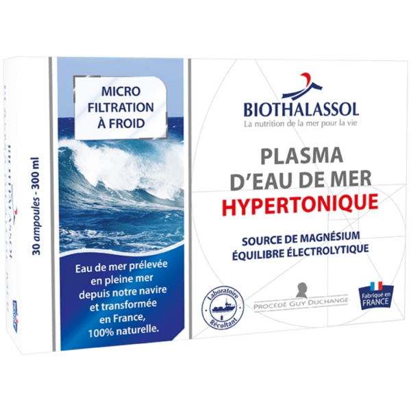 PLASMA D'EAU DE MER HYPERTONIQUE 30 AMP