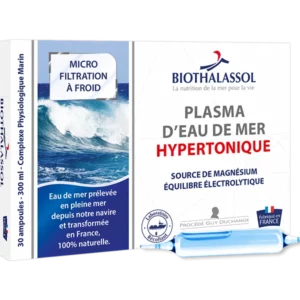 PLASMA D’EAU DE MER HYPERTONIQUE 30 AMPOULES