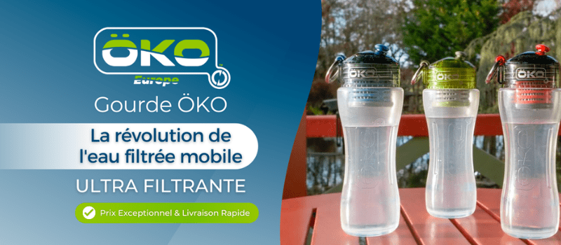 Gourde OKO et Carafe Ultra filtrante