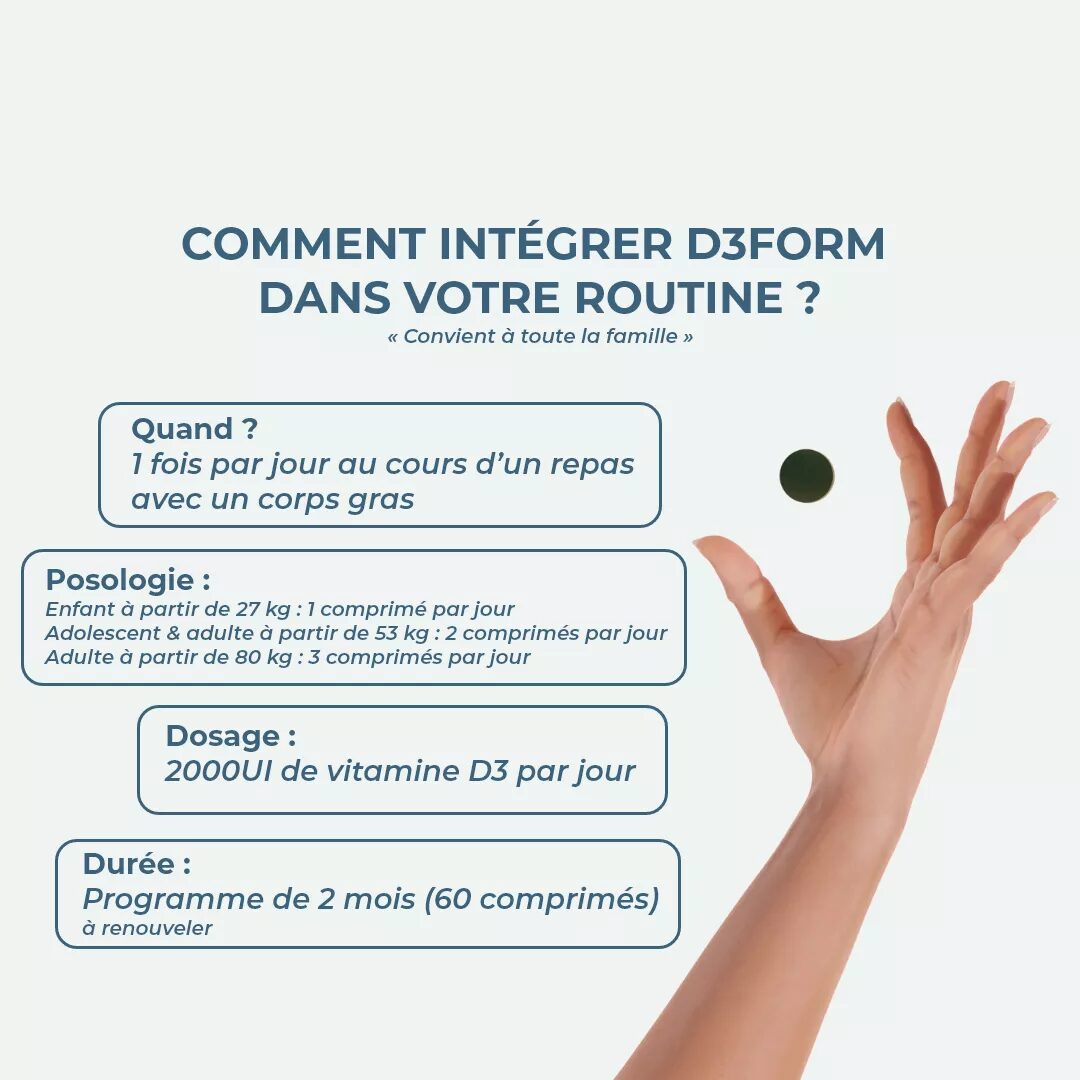 D3FORM VITAMINE D3 2000 UI BIO 60 GEL – Image 4