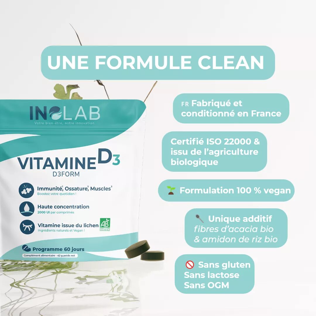 D3FORM VITAMINE D3 2000 UI BIO 60 GEL – Image 5
