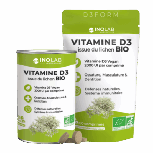 D3FORM VITAMINE D3 2000 UI BIO 60 GEL