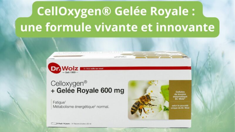 Retrouvez énergie et vitalité avec CellOxygen® Gelée Royale !
