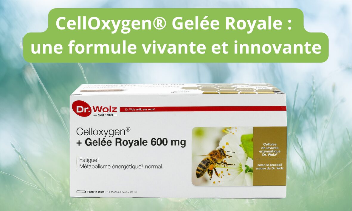 Lire la suite à propos de l’article Retrouvez énergie et vitalité avec CellOxygen® Gelée Royale !