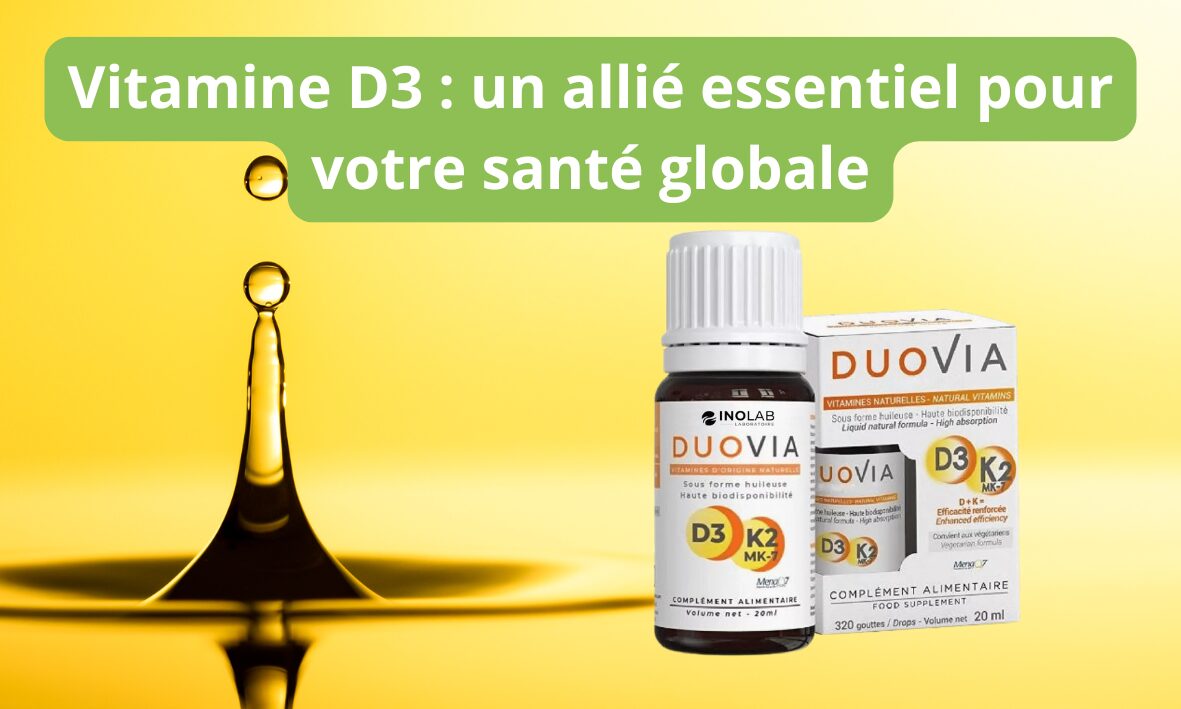 Lire la suite à propos de l’article DUOVIA – Vitamine D3 + K2 : la synergie idéale pour vos os et votre cœur