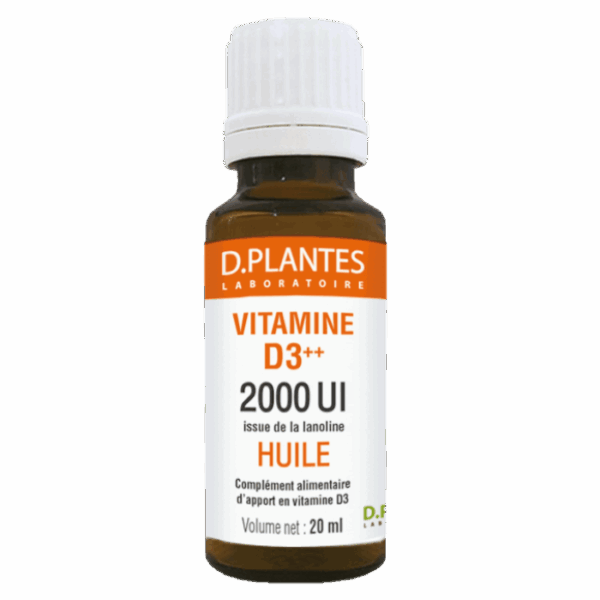 VITAMINE D3 2000 UI HUILE - FLACON 20 ML